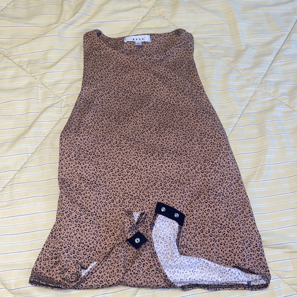 Cheetah print body suit